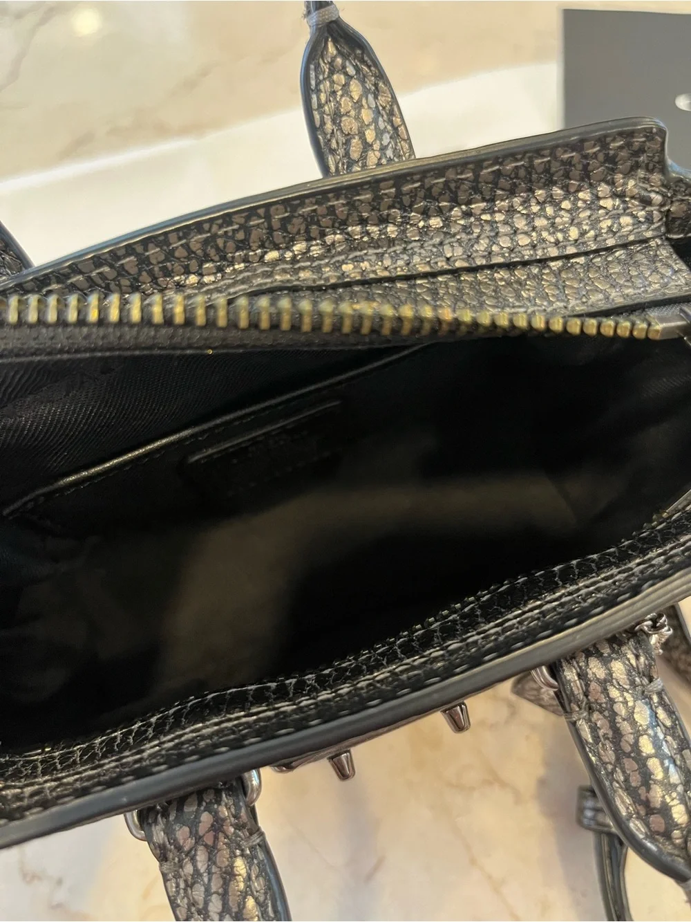 Coach Swagger Micro Metallic Bag